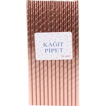Pipet Kağıt Rose Gold 25'li