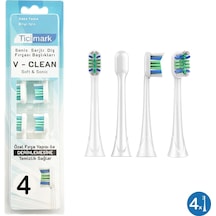 Sonic Flexcare Şarjlı Diş Fırçası Yedek Başlık 4 Adet Philips İle