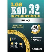 Lgs Türkçe Kod 32-haftalık Denemeler