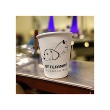 Kedi Köpek Veteriner Temalı Tek Kullanımlık 7 Oz 50 Adet Karton Bardak 1