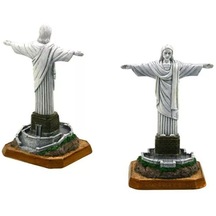Brezilya Kurtarıcı İsa Yaratıcı Reçine El Sanatları Dünyaca Ünlü Landmark Modeli Turizm Hatıra Hediyeler Koleksiyonu Ev Dekorasyon