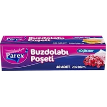 Parex Küçük Boy Buzdolabı Poşeti 40'lı 20 x 30 CM