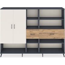 Arges Dolap 10 Raflı 2 Çekmeceli 2 Kapaklı 220x30x163 Antrasit-aytaşı/çam Aytası/atlas Çam - Antrasıt Arges Dolap 10 Raflı 2 Çekmeceli 2 Kapaklı 220x30x163 Antrasit-aytaşı/çam Aytası/atlas Çam - Antrasıt