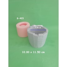 Büyük Duvar Saksı Silikon Kalıp