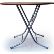 Sepet38 Teknor 90 Cm Yuvarlak Katlanır Masa - Yemek Masası