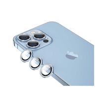 Zore İphone 13 Pro Uyumlu Cl-06 Kamera Koruyucu-mavi