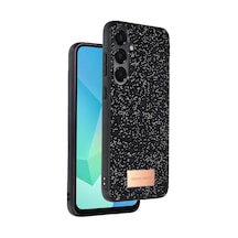 Onegif Samsung Galaxy Uyumlu A16 5g Bright Simli Kapak Ebafc Siyah