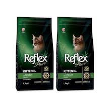 Plus Tavuk Etli Yavru Kedi Maması 1.5 Kg 2 Paketi