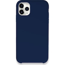 Apple iPhone Uyumlu 11 Pro Max - Kılıf Lansman Legant Silikon - Lacivert