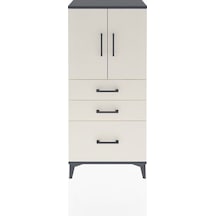 Arges Dolap 2 Raflı 3 Çekmeceli 2 Kapaklı 60x30x134 Antrasit-aytaşı Antrasit Arges Dolap 2 Raflı 3 Çekmeceli 2 Kapaklı 60x30x134 Antrasit-aytaşı Antrasit
