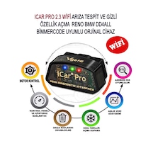 Vgate İcar Pro 2.3v Wifi Bandrollü Arıza Tespit Gizli Özellik Açma Cihazı Ddt4all-forscan-carista