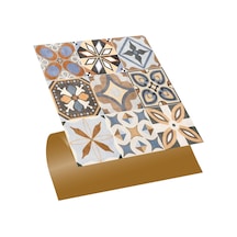 Tink KENDİNDEN YAPIŞKANLI KARMA AFRİKA DESENLİ PVC KARO 30X30 CM