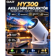 Led Multimedya Projeksiyon Cihazı Hdmı Usb Girişli Yüksek Parlaklık Kaplamalı Lens Ev Sineması Taşınabilir Projektör Full Hd Destekli