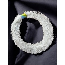 Lapidaria Yılbaşı Beyaz Çam Dekoratif Garland Çam Ağaçı Dalı Sarmal Tel 5 Metre Diğer