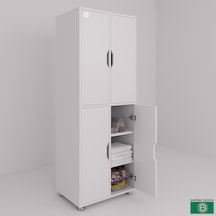 Çok Amaçlı Dolap Banyo, Mutfak, Vb. Geniş Depolama Alanına Sahip Beyaz