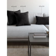 Soft Series Panter Siyahı Kırlent, Yastık Kılıfı Panter Siyahı