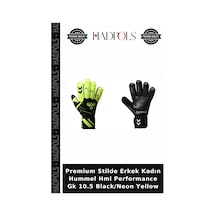 Hadpols Premium Stilde Erkek Kadın Hummel Hml Performance Gk 10.5 Black/neon Yellow Neon Sarı