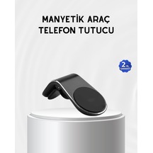 Araç İçi Manyetik Telefon Tutucu Güçlü Klipsli Ve 360 Derece Ayarlanabilir 05535857