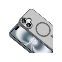 İphone 16 Kılıf Magsafe Kamera Korumalı Mat Parmak İzi Tutmayan Butam Bilişim Baby Blue