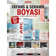 Fayans Seramik Boyası-yeni Nesil Astar Ve Vernik Gerektirmeyen Mermer Ahşap Metal Yüzeylere Uygun Extra Yapışma Kuvvetli Kimyasal Dayanımlı Boya 20 KG