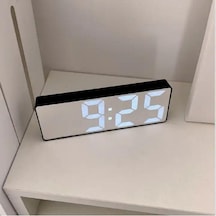 Aynalı Termometre Alarm Takvimli Led Dijital Masa Saati Diğer