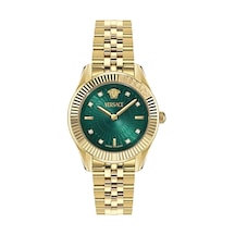Versace Greca Time Petite 30 Mm Quartz Saat Vrscve9ca0725 Yeşil