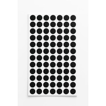 Yuvarlak Etiket Siyah 15 Mm -1.890 Adet- Renkli Etiketler, Yapışkan Noktalar, Renkli, Çok Amaçlı Etiketler, Renkli Noktalar, Etiketler, Yuvarlak, Kendinden Yapışkanlı Çıkartma