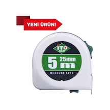 İto Çok Kaliteli Şaşmaz Kırılmaz 25 Mm Genişlik El Kesmeyen 5 Metre Şerit Metre