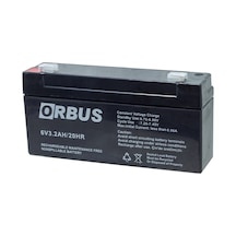 Akü 6 Volt 3.2 Amper Kısa Orbus 125 x 33 x 60 Mm