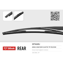 Silecek - 641 - Süpürgesi Arka Plastik Tip 200mm Honda Cr-v I 01/99 02/02 . Cr-v Iıı 09/06 06/12 . Fıt - Edntrend - 05 /0
