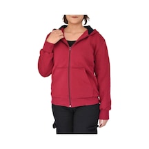 Kadın Bordo Kapüşonlu Sweat KLM001 BGL-ST02290