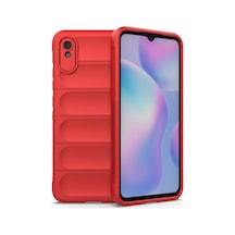 Redmi 9a Kılıf Optimum Silikon - Kırmızı İtdark38378