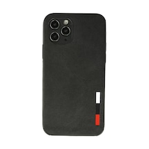 Newface Apple iPhone Uyumlu 11 Pro Max Kılıf Loop Deri Silikon - Siyah