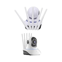 Mey İthalat Led Aydınlatmalı 5 Antenli Motorlu 1080p Wifi Kamera Sensörlü