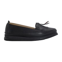 Mergenshoes Esa 029 Siyah Füme Rahat Taban Kadın Günlük Ayakkabı Siyah