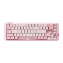 Vgn Flash 68he Alüminyum Manyetik Oyuncu Klavyesi Blazing Yellow Magneto-pink Soul