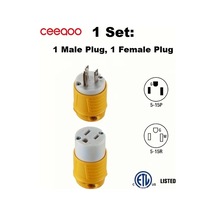 Dashanshop Ceeaoo Amerikan Tipi 15a 125v Sarı Set Rv Ev Endüstriyel Fiş Priz