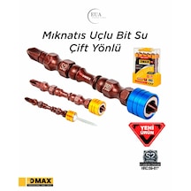 Dmax Akkemik Mıknatıs Uçlu Bits Uç Çift Yönlü Ph2x65mm 10 Adet