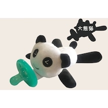 Flybuy Yenidoğan Tutucu Soothie, Şeffaf Silikon Peluş Hayvan Emzik, Bebek Ayrılabilir Klip, Bosphorusboutique Şeffaf