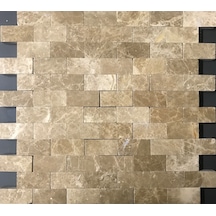 Doğaltaş 28X31Cm Emperador Mutfak Tezgah Arası Fileli Cilalı