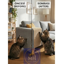 Mucit Home Evcil Hayvan Kendinden Yapışkanlı Koltuk Duvar Yapıştırmalı Tırmalama Halısı