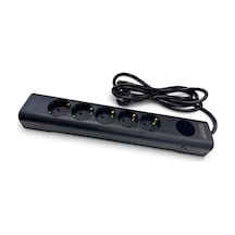 Eurobox Sh-4633 5'li 2metre Kablolu Akım Korumalı Grup Priz 2 m