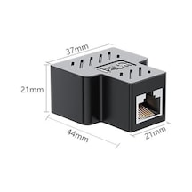 1 To 2 Ethernet Splitter Çoğaltıcı Adaptör