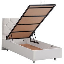 Glamis İkili Set, Glamis  Tek Kişilik Baza Başlık Seti Beyaz 100 x 200