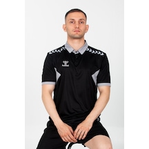 Hummel Otantik Polo Yaka Kamp Tişört Siyah