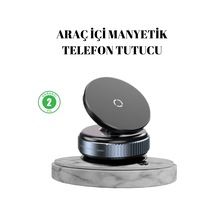 Lb Vakumlu Vantuzlu Mıknatıslı Telefon Tutucu 360 Derece Döner