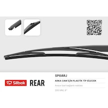 Silecek - 597 - Süpürgesi Arka Plastik Tip 200mm Toyota Auris E18 . Touring - Edntrend - E18 10/12