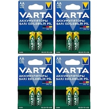 Varta 56706 2100 mAh AA Ni-MH Şarj Edilebilir Kalem Pil 4 x 2'li