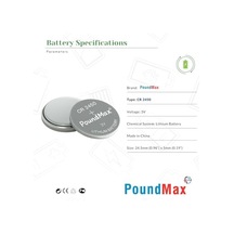 10 X Poundmax 2450 Cr2450 Dl2450 3v Lityum Madeni Para Pilleri