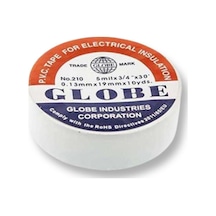 Globe Beyaz Elektrik İzole Bant 1 Adet